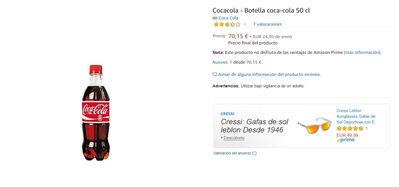 Estas son las opiniones más absurdas y ridículas de artículos en Amazon 5 cocacola