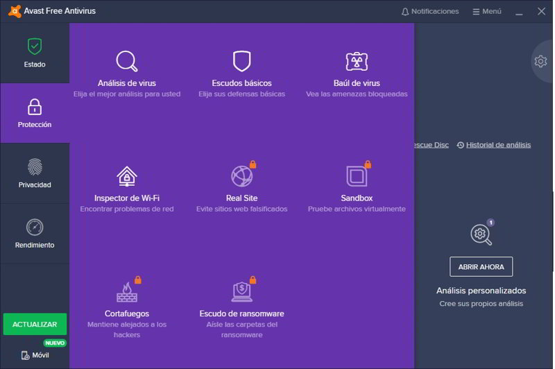 configurar avast 14