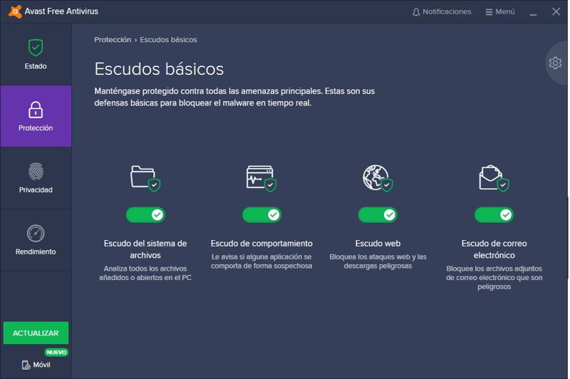 configurar avast 15