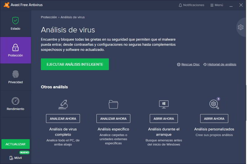 configurar avast 16