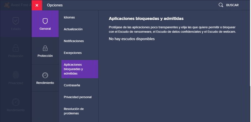 configurar avast 7