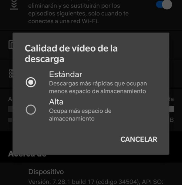 cuantos datos consume netflix