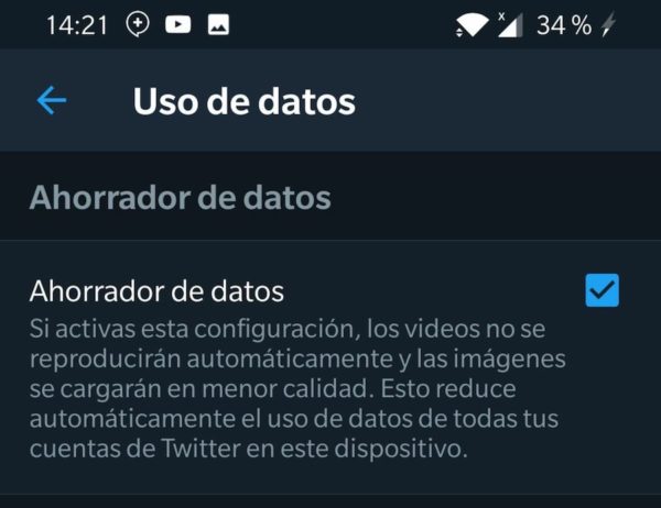 cuantos datos consume twitter