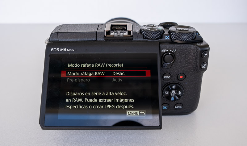 hemos probado Canon EOS M6 Mark II ráfaga RAW