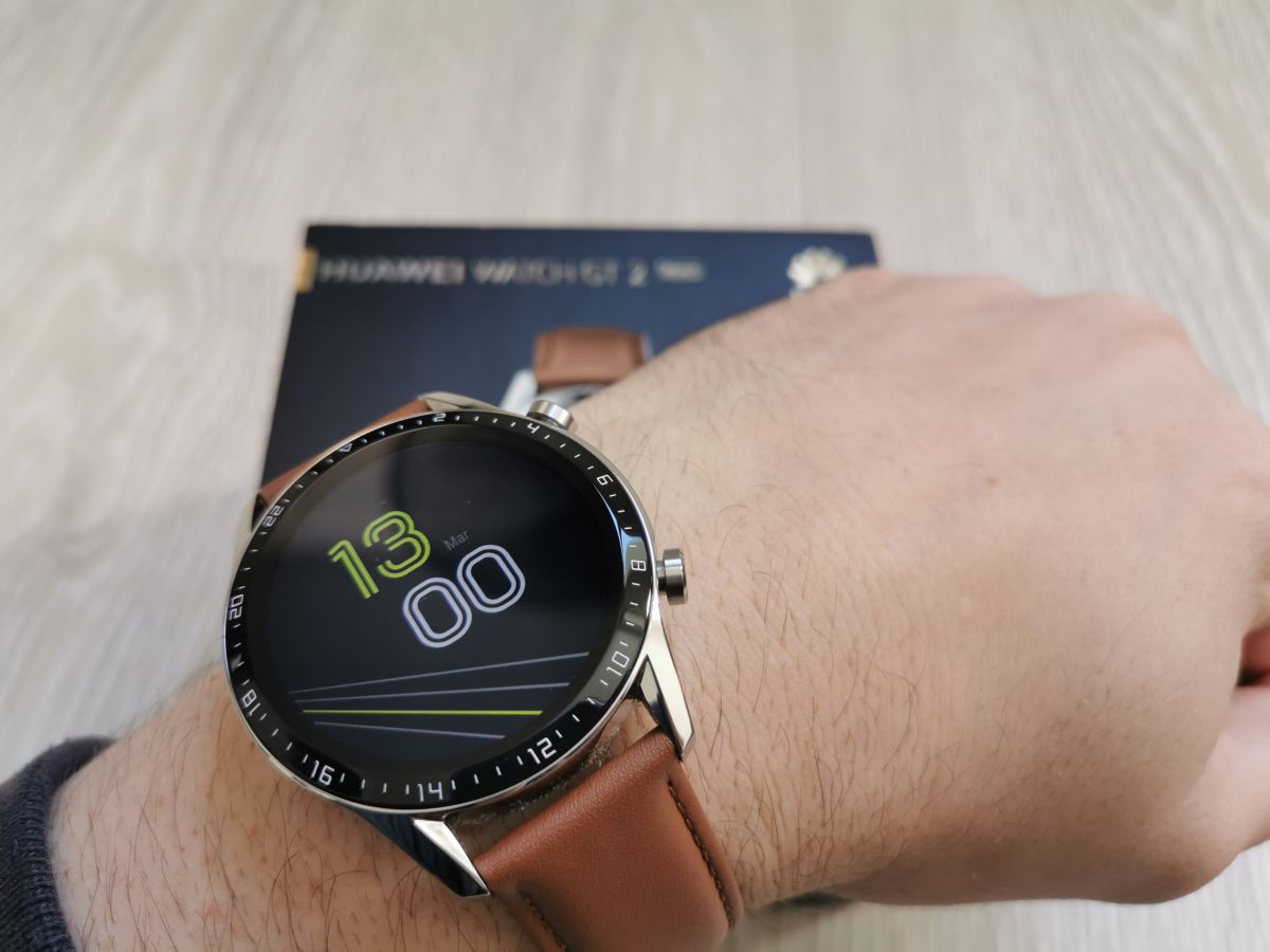 Huawei Watch GT2 en muñeca