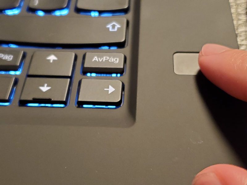 Cómo crear tu perfil de Windows Hello en un portátil Lenovo 7 seguridad