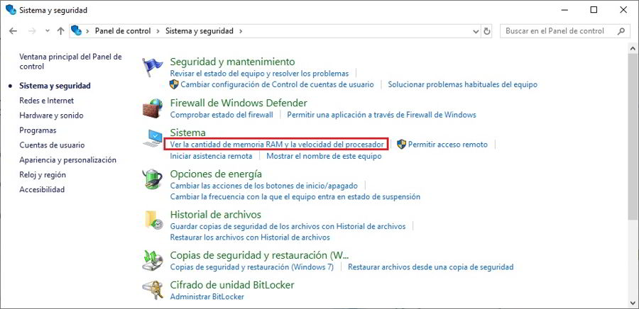 Memoria virtual en Windows 10 2