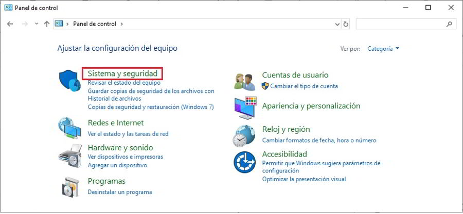 Memoria virtual en Windows 10