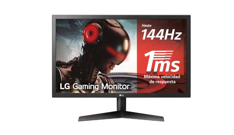 tecnologías monitor según juego LG 24GL600F-B