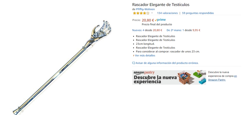 Estas son las opiniones más absurdas y ridículas de artículos en Amazon 7 rascador