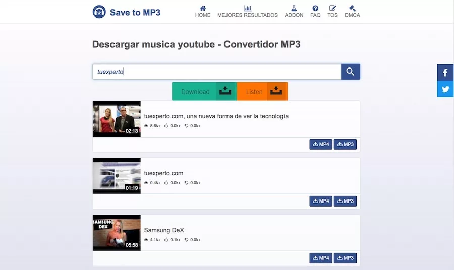 Paginas para descargar musica mp3