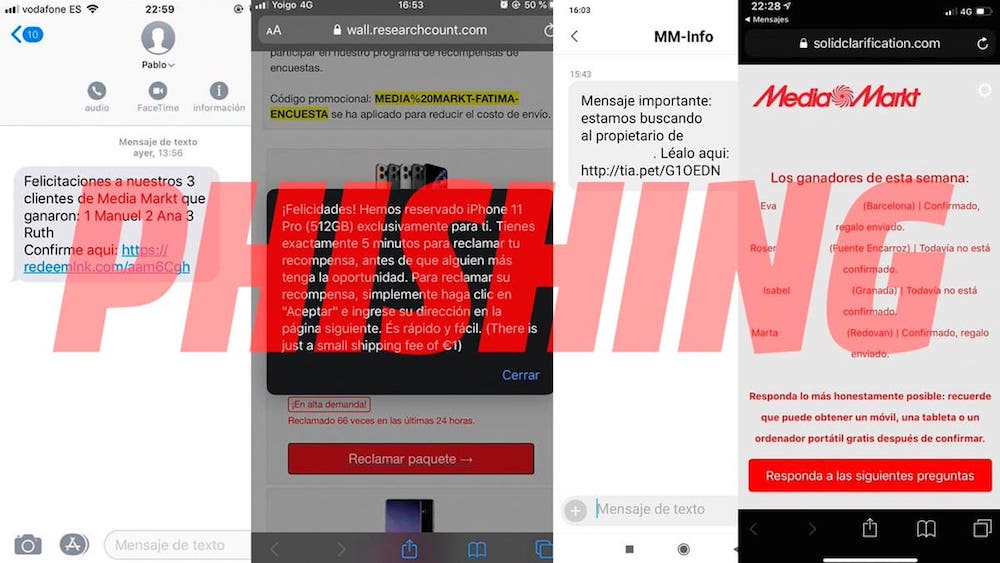 Cuidado con los SMS falsos de MediaMarkt: es una estafa