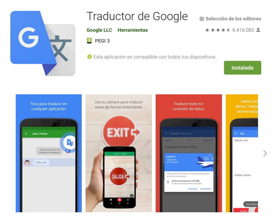 Traductor de Google