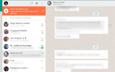Cómo proteger tus conversaciones de WhatsApp Web
