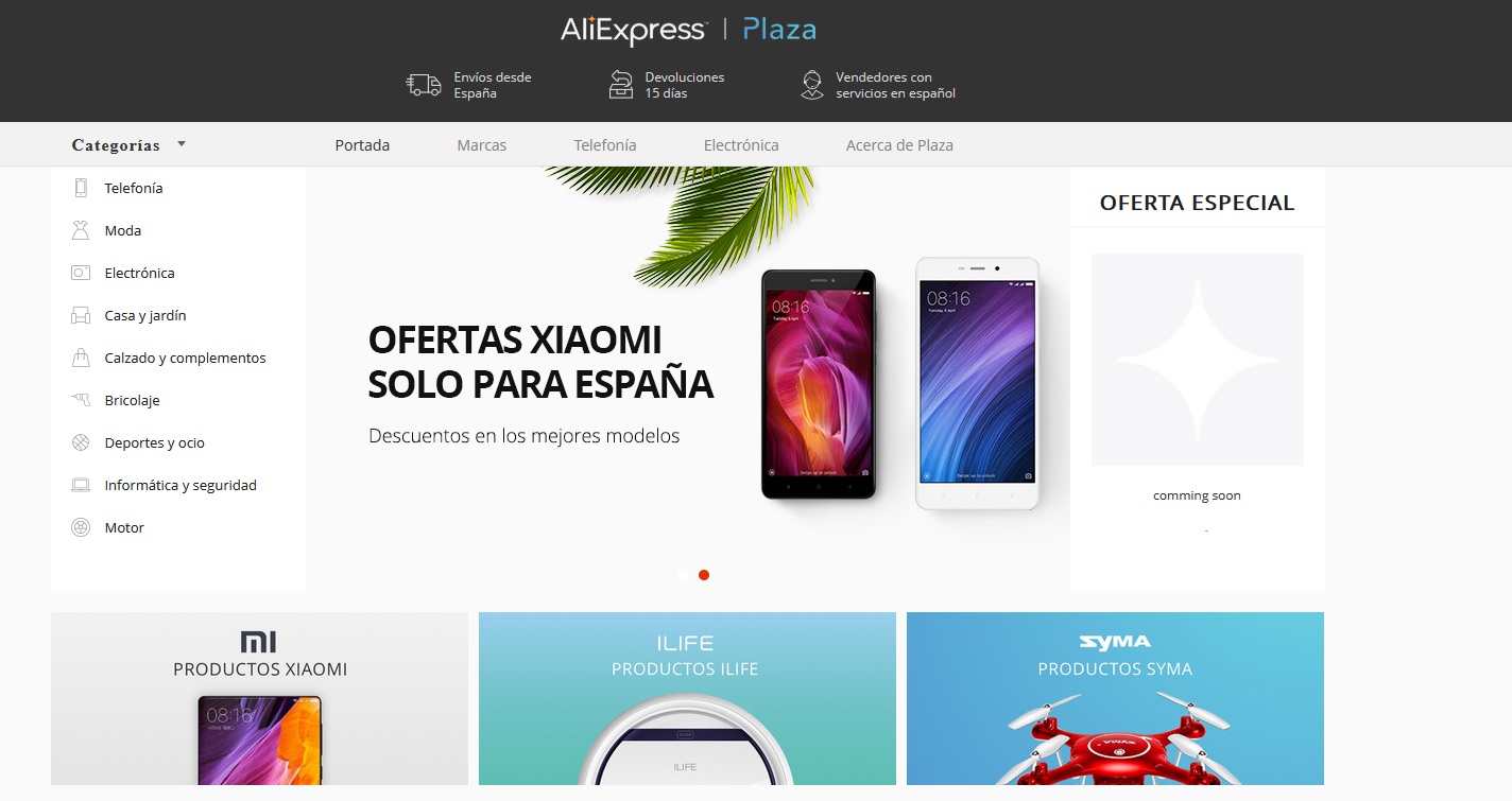 AliExpress Plaza, como funcionan los envíos desde España