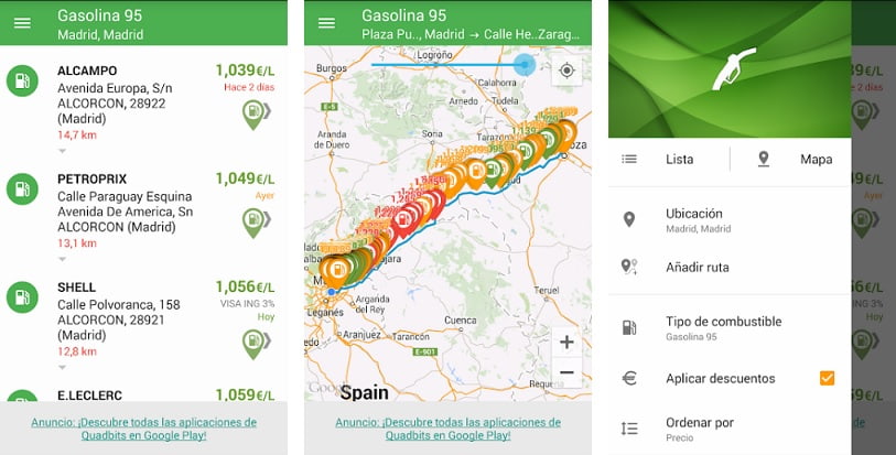 Gasolina y Diésel España