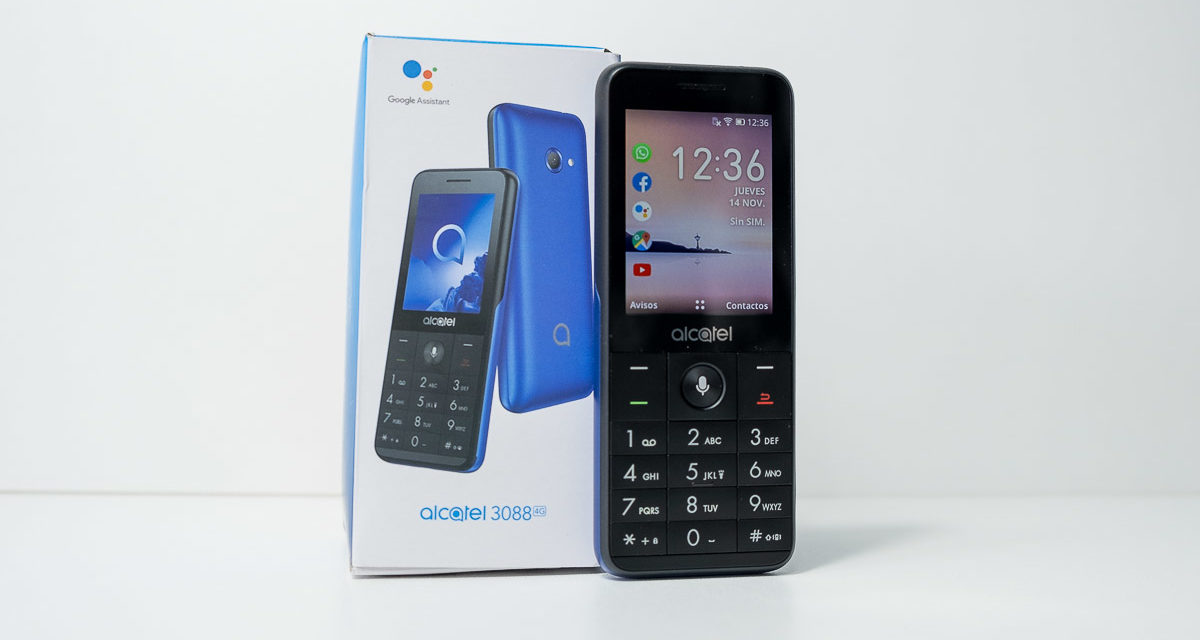 Alcatel 3088, análisis: un móvil de teclas con WhatsApp