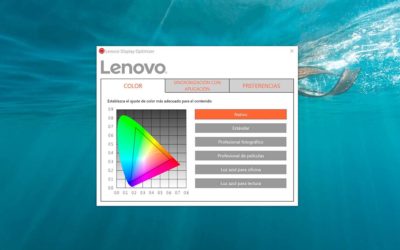 Cómo modificar el color de la pantalla de tu portátil Lenovo