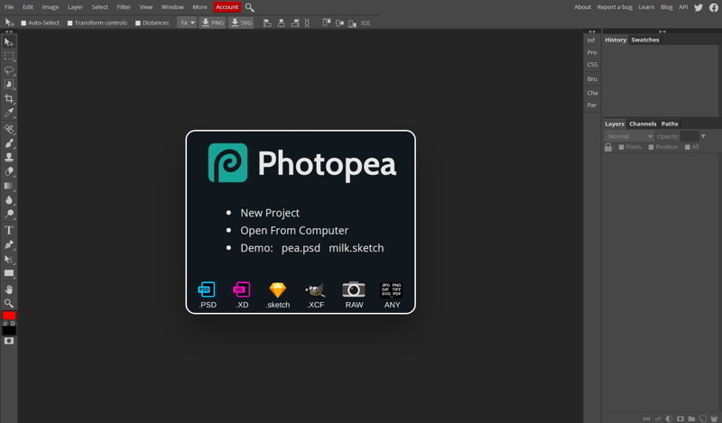 Photopea Online Editor