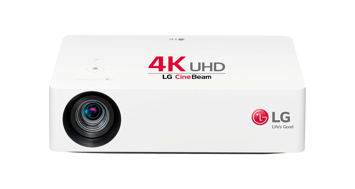 Con el nuevo LG HU70LS tendrás hasta 140 pulgadas con resolución 4K