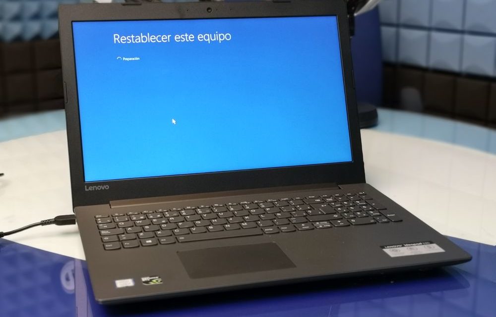 Cómo restaurar un portátil con Windows 10