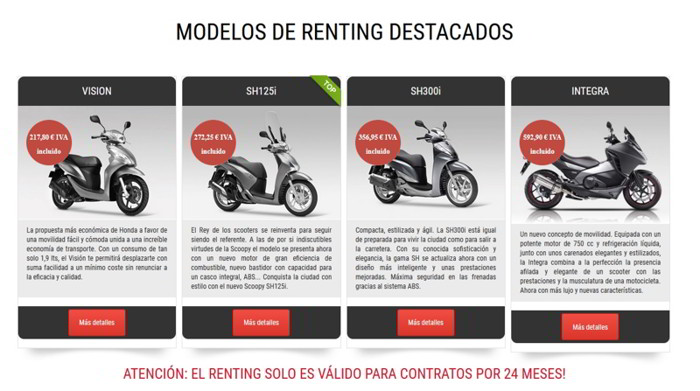 Rent Scooter Spain