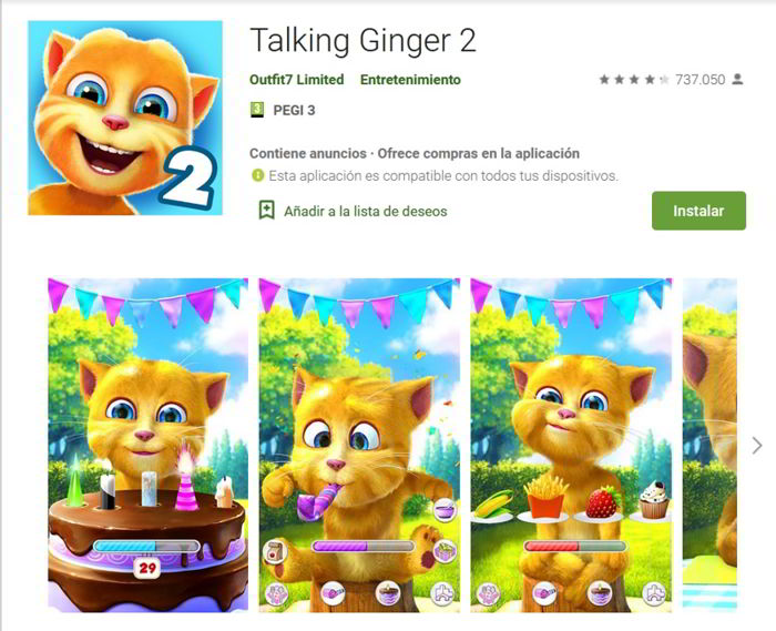 Talking Ginger 2