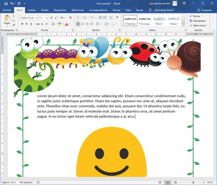 Bordes de página personalizados en word 4