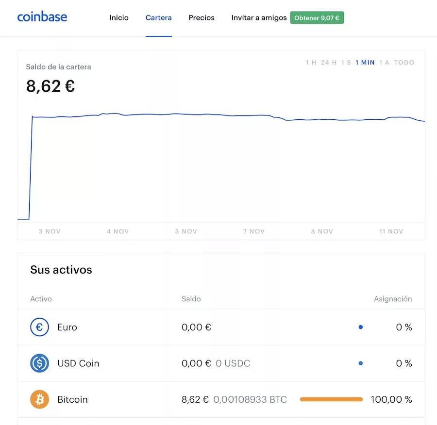 Probamos a comprar y convertir Bitcoins en euros y esto es lo que pasa