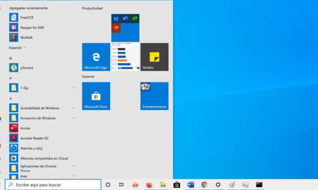 Botón inicio de Windows 10 no funciona, qué puedo hacer