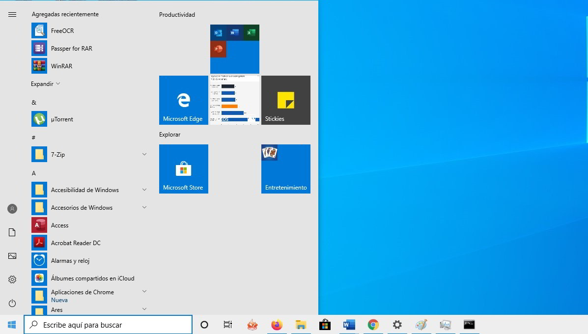 Botón inicio Windows 10 no funciona, qué hacer