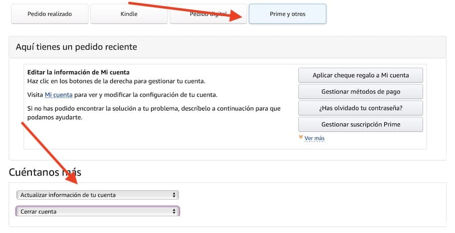 Ahuyentar preocupación El cielo La solución para poder cerrar tu cuenta de Amazon definitivamente