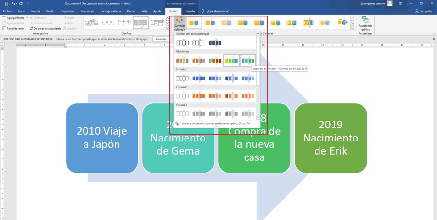 Cómo Hacer Una Línea De Tiempo Con Word