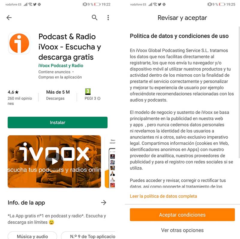 ivoox android