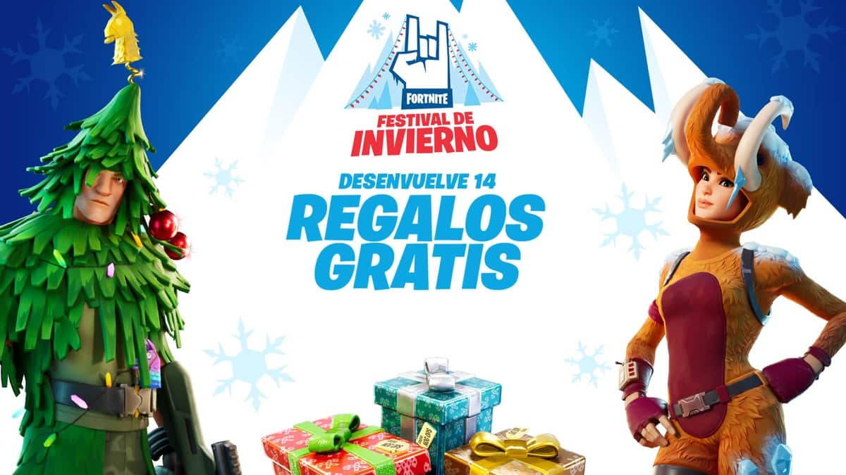 Cómo conseguir los premios del evento de Navidad de Fortnite 