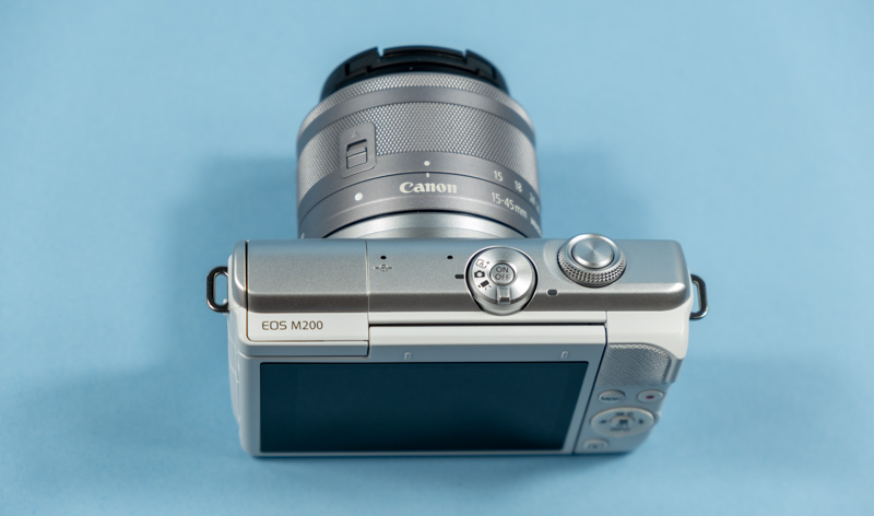 hemos probado Canon EOS M200 botones parte superior