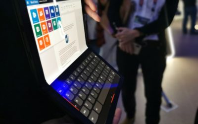 Te mostramos de primera mano el ordenador con pantalla flexible de Lenovo