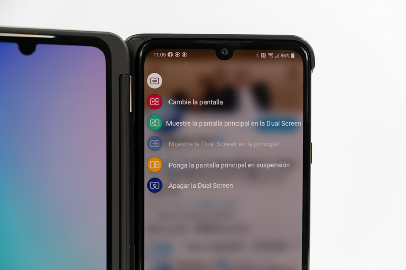 multitarea real con el LG G8X gestión doble pantalla