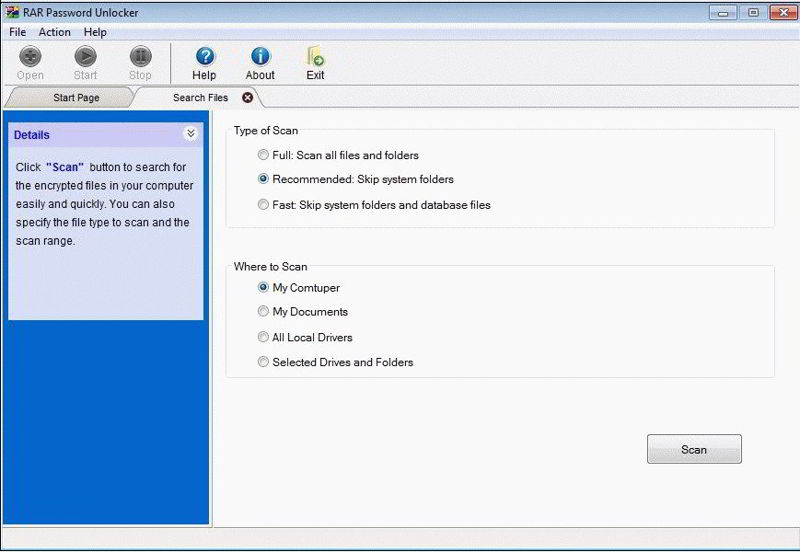 RAR Password Unlocker