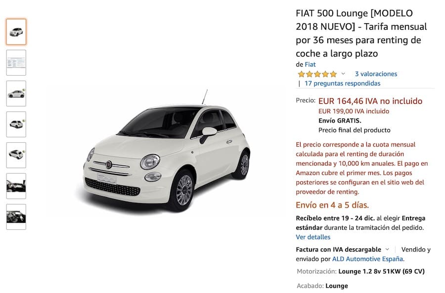renting amazon coches 2
