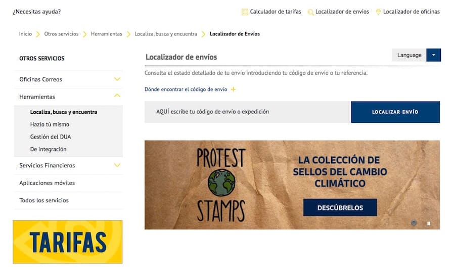 seguimiento envio correos