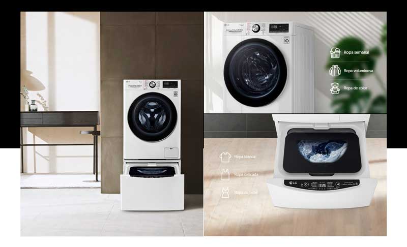 Todo que debes saber de las lavadoras inteligentes LG TWINWash