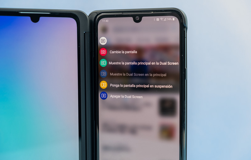 todo lo que puedes hacer con la doble pantalla del LG G8X opciones