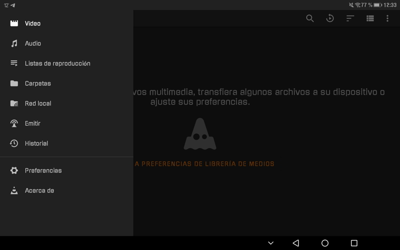 aplicaciones para la huawei mediapad t5 vlc