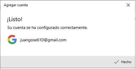 Cómo combinar Google Calendar con la app Calendario de Windows 10 5