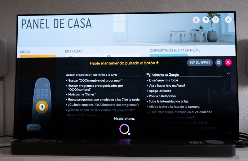 cómo convertir un televisor LG OLED en el cerebro de tu Hogar Inteligente asistentes