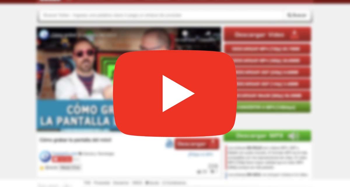 5 páginas web para descargar vídeos de YouTube que funcionan en 2020