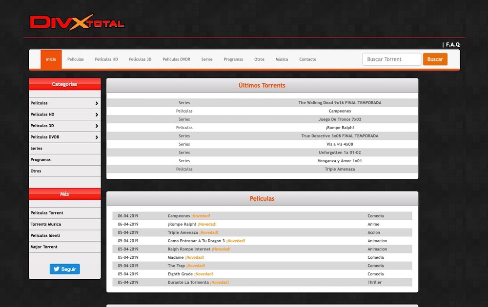 DivxTotal está caído, 5 alternativas para descargar torrent