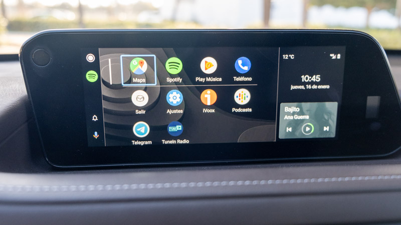 hemos probado el Mazda CX-30 pantalla Android Auto