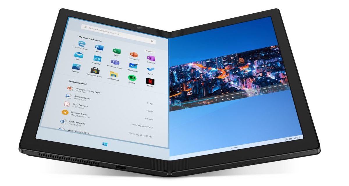 Lenovo ThinkPad X1 Fold, así es el primer portátil flexible del mercado